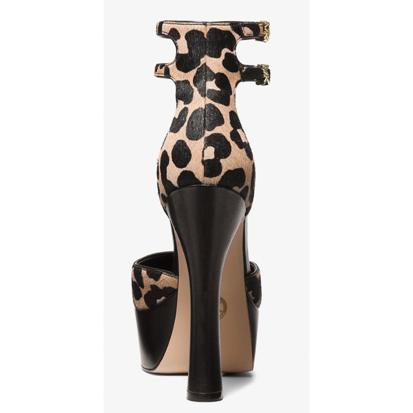 MICHAEL Michael Kors Martina Leopard Print Calf Hair Womens Platform Pump 10 M