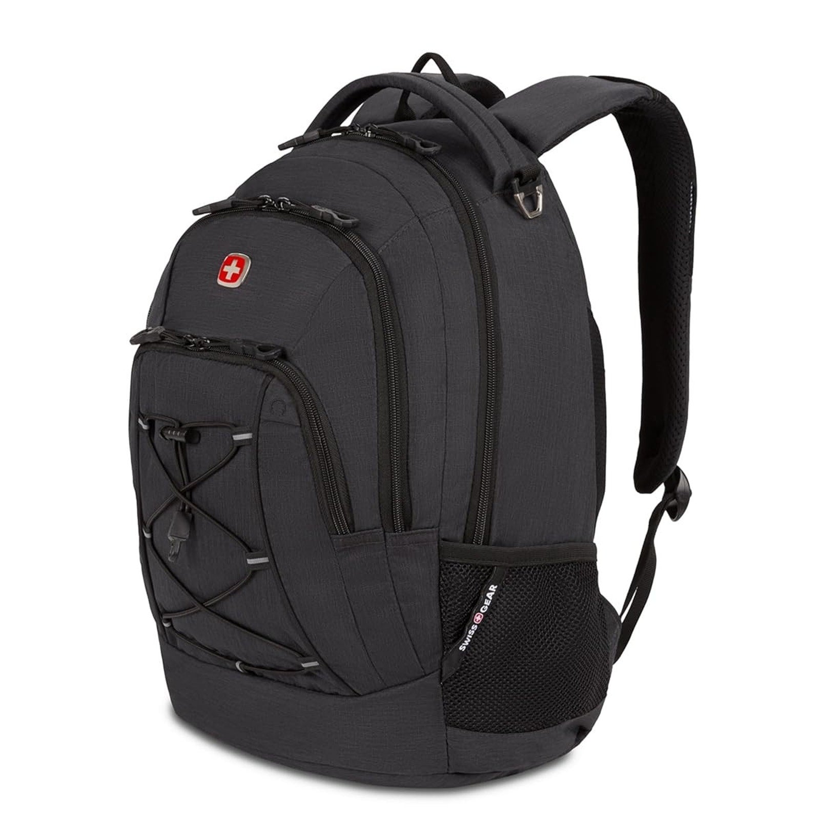 SwissGear 1186 Bungee Backpack, Grey (Laptop Version), 17.75 inch Swissgear