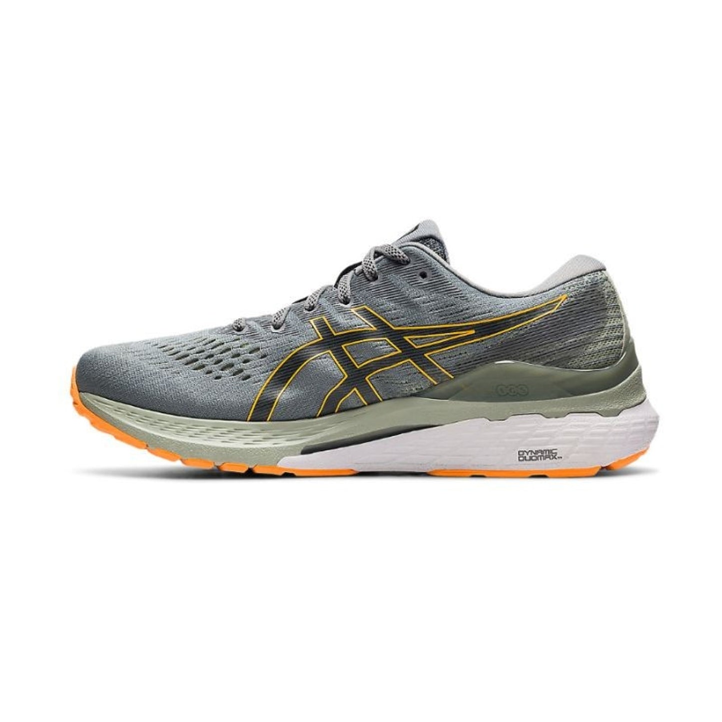ASICS Men's Gel-Kayano 28 Running Shoes, Sheet Rock/ Orange pop Size 13 M