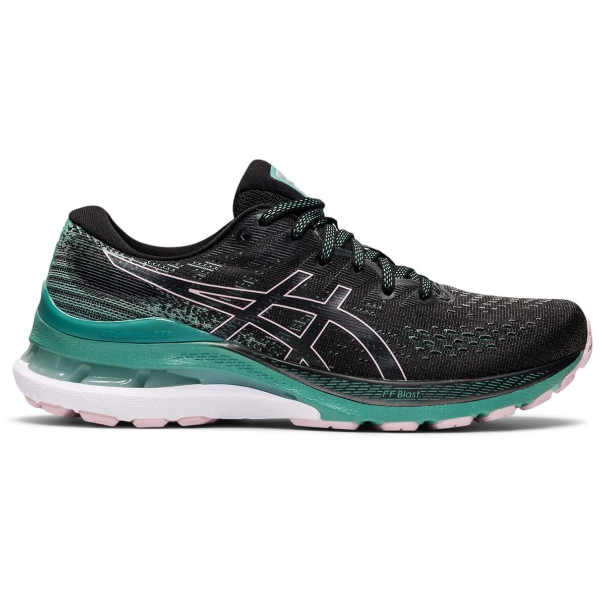 Asics Gel Kayano 28 Women's Running Shoes Black/Sage Mesh 11.5 M