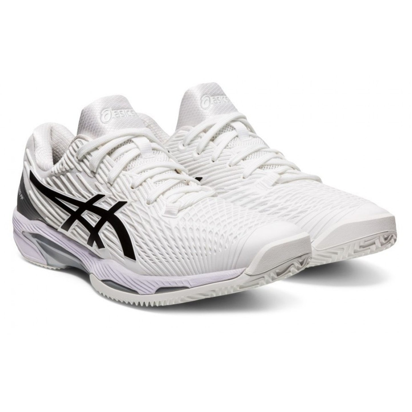 ASICS Men's SOLUTION SPEED FF 2 Tennis Shoes in White/Black 8.5 M