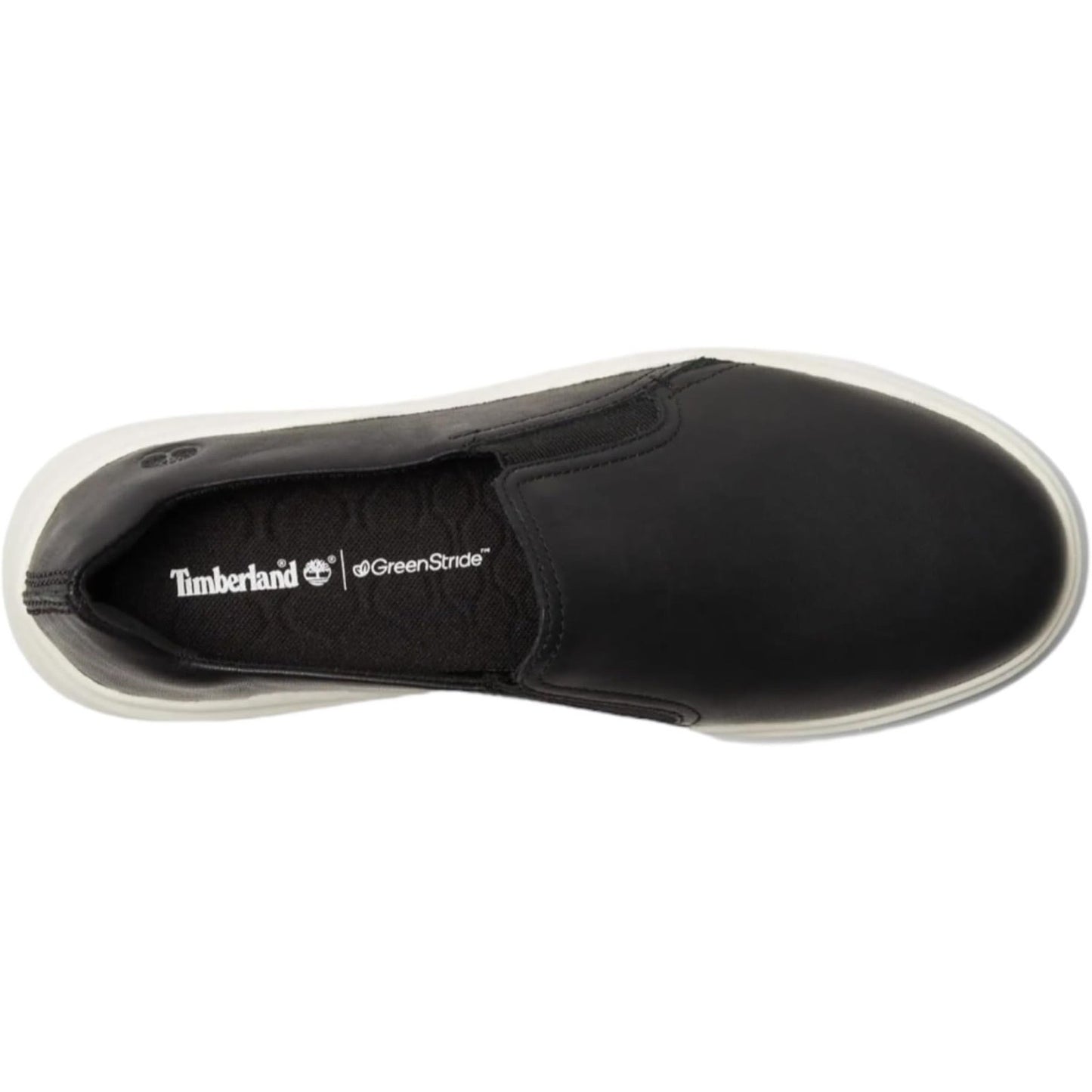 Timberland Nite Flex Slip-On Black Full Grain Leather Women size 9.5 US