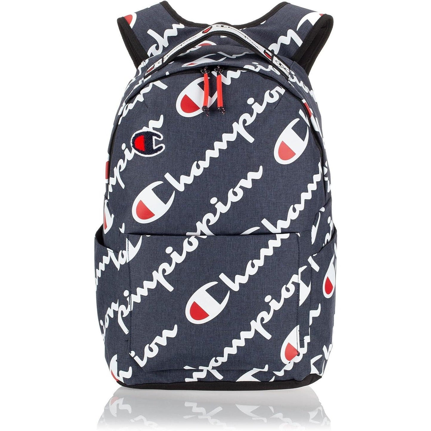 Champion Advocate Backpack Navy Blue Interior laptop compartment Adjust strap Champion
