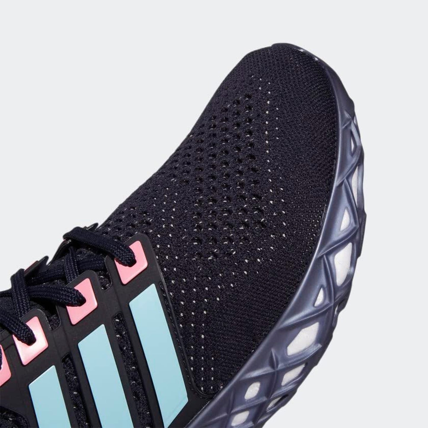 Adidas UltraBoost WEB DNA Running Shoes Navy Blue Pink Size Men 6/ Wmn 7 M
