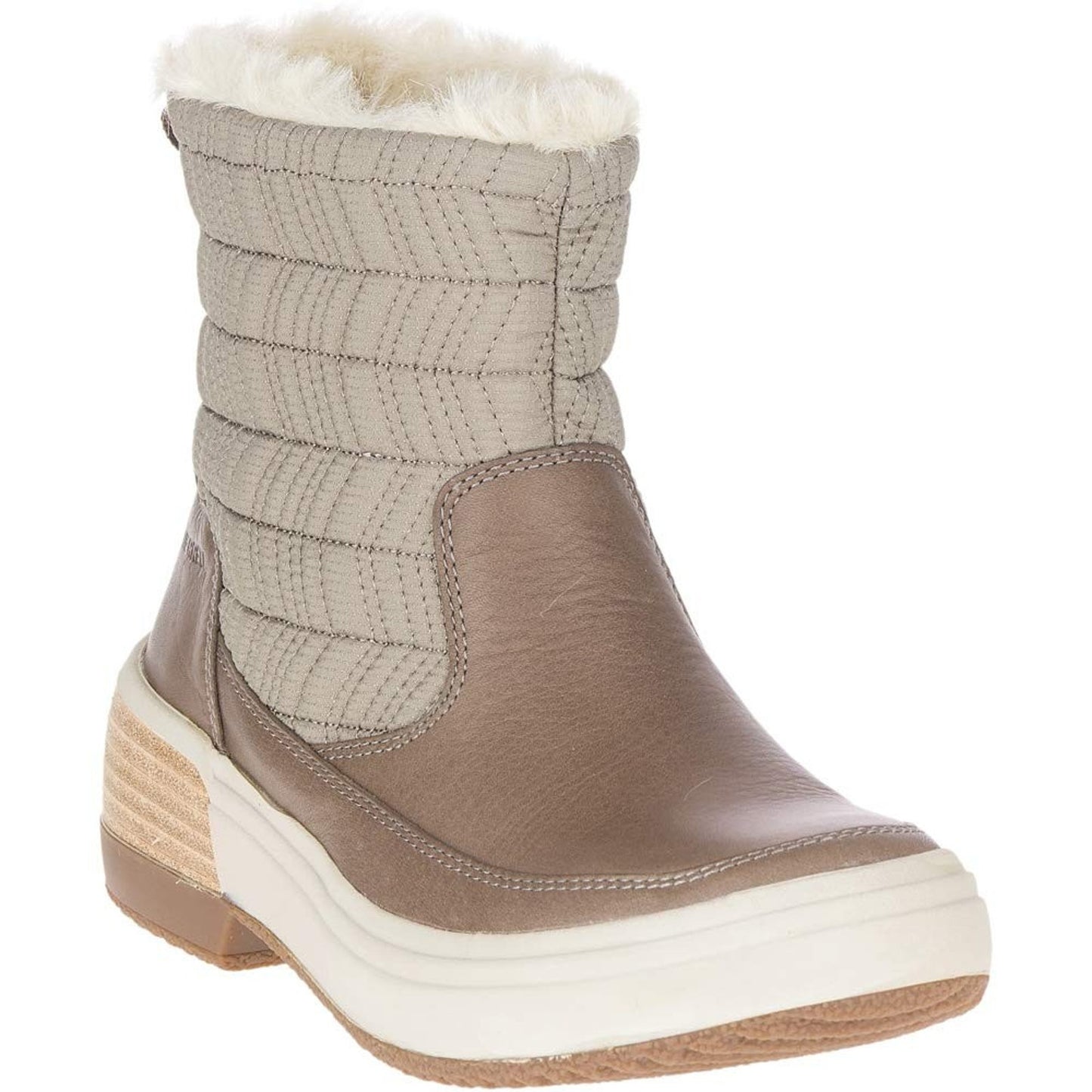 Merrell Women's Haven Bluff Polar Waterproof Winter Boots Brindle 8.5 M