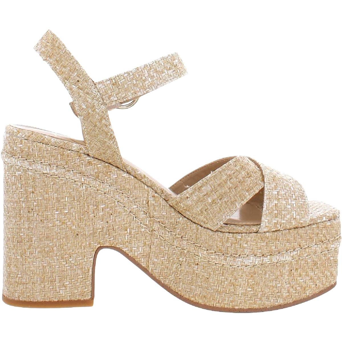 Sam Edelman Trianna Women's Platform Heel Sandal beige Size 8.5