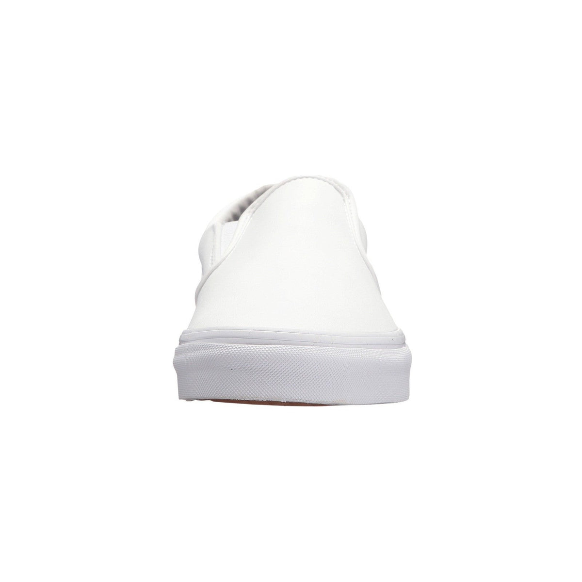 VANS Classic Men's Slip-On Shoes Classic Tumble True White Leather Size 10 M
