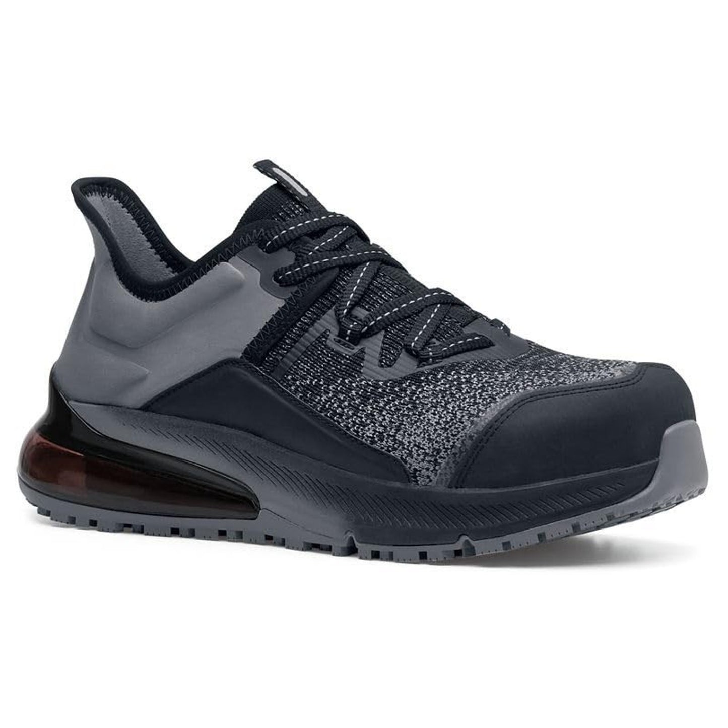 Women's Work Shoes For Crews GIA Nano Composite Toe NCT 8 M Black Slip Resistant