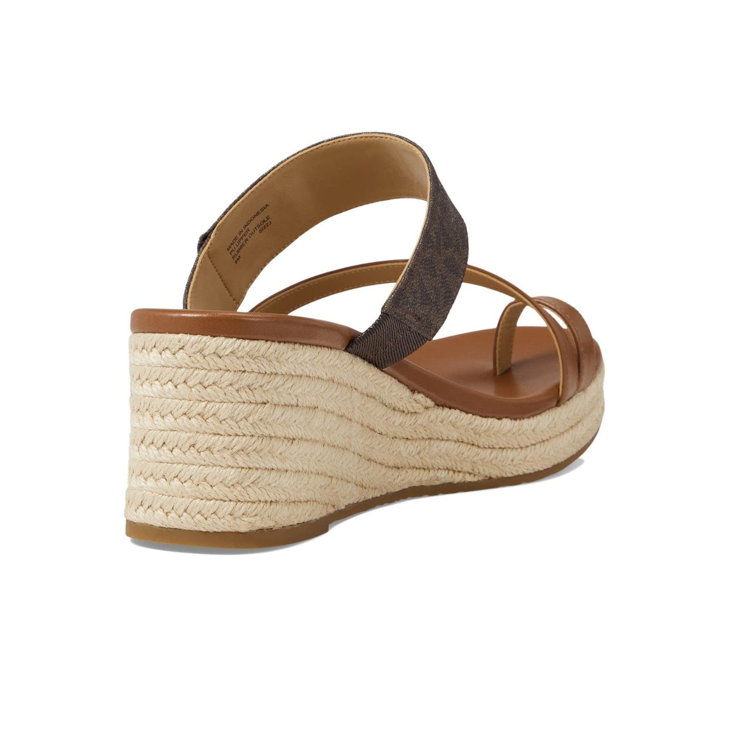 Michael Kors Women's Jilly Espadrille Platform Wedge Sandals NWB Size 9.5 Brown