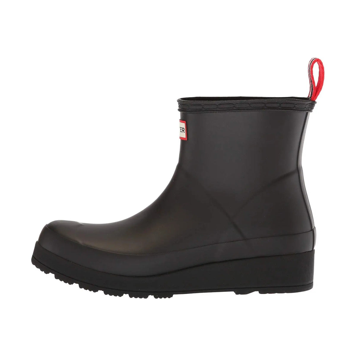 Hunter Women's PLAY Insulated Short Rain Boots, Black Rubber Size 8