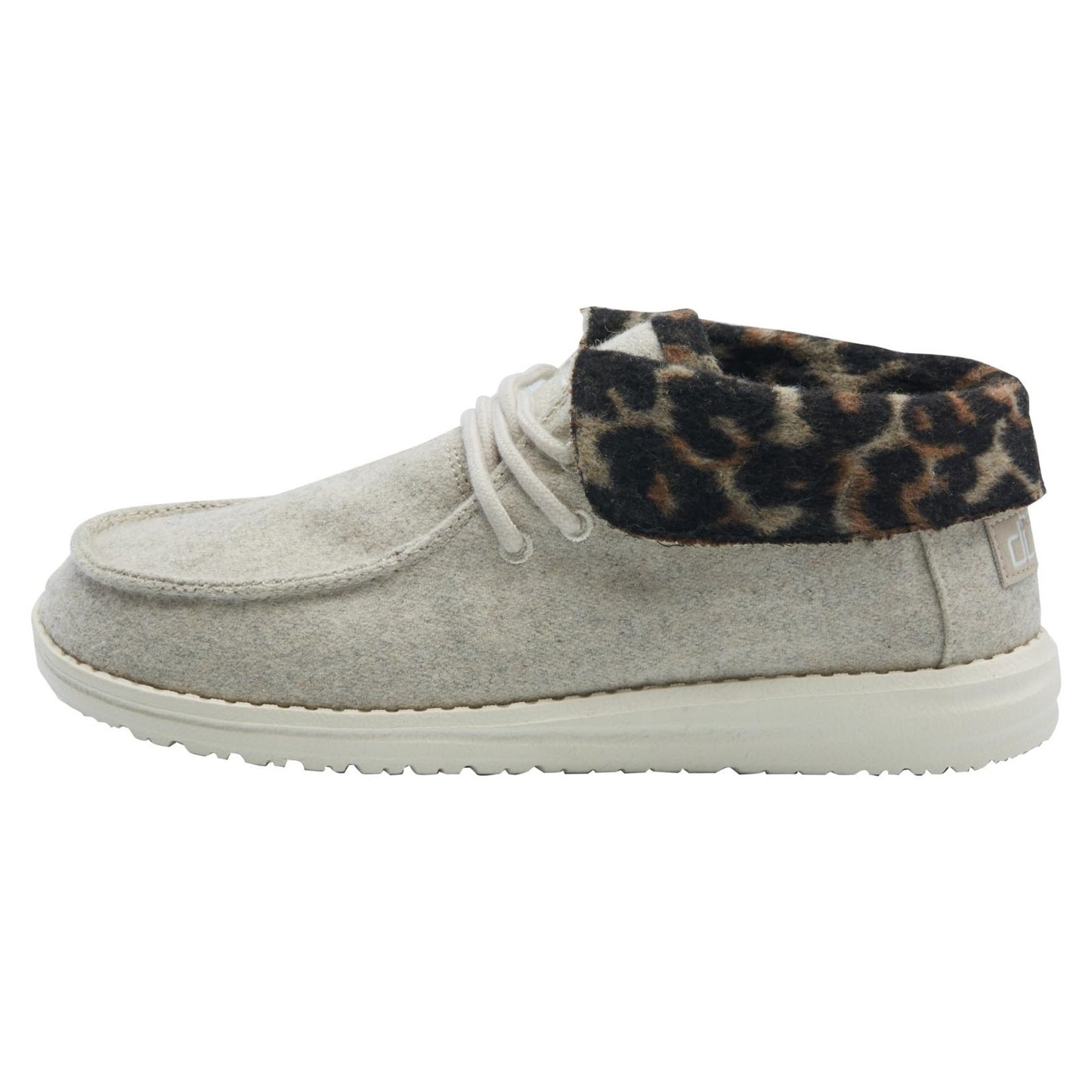 Hey Dude Women's Britt Ankle Booties Boots Grey Cheetah Size 9 M