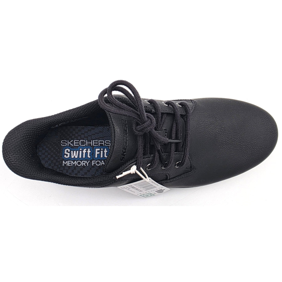 Skechers “Classic Relaxed Swift-Fit” Men’s Slip-On Casual/Dress Shoe Leather Black 9.5
