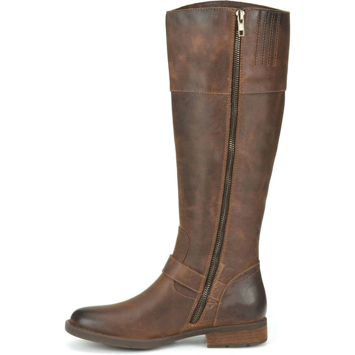 Born Braydon BR0012406 Womens Brown Leather Zipper Knee High Boots 6