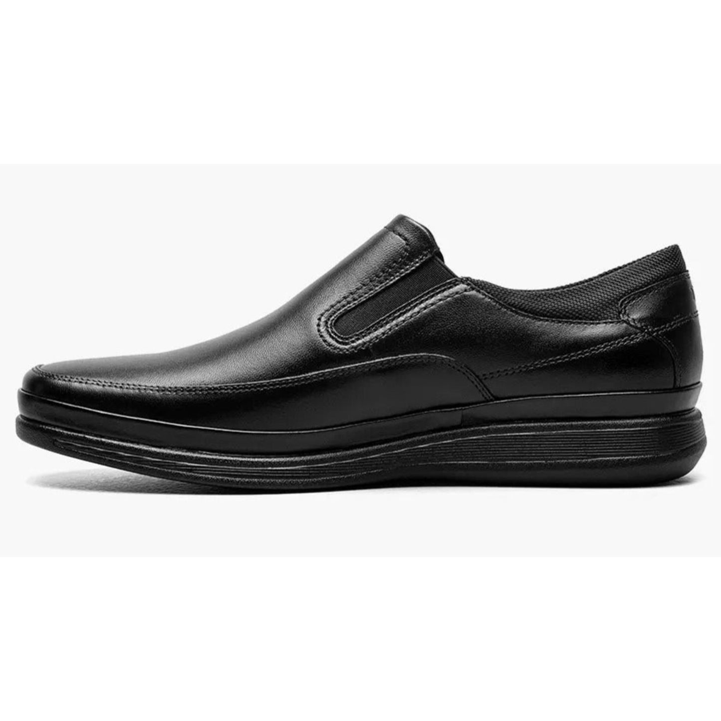 Florsheim Motion Moc Toe Slip On Mens Slip On Black Leather 9 M US