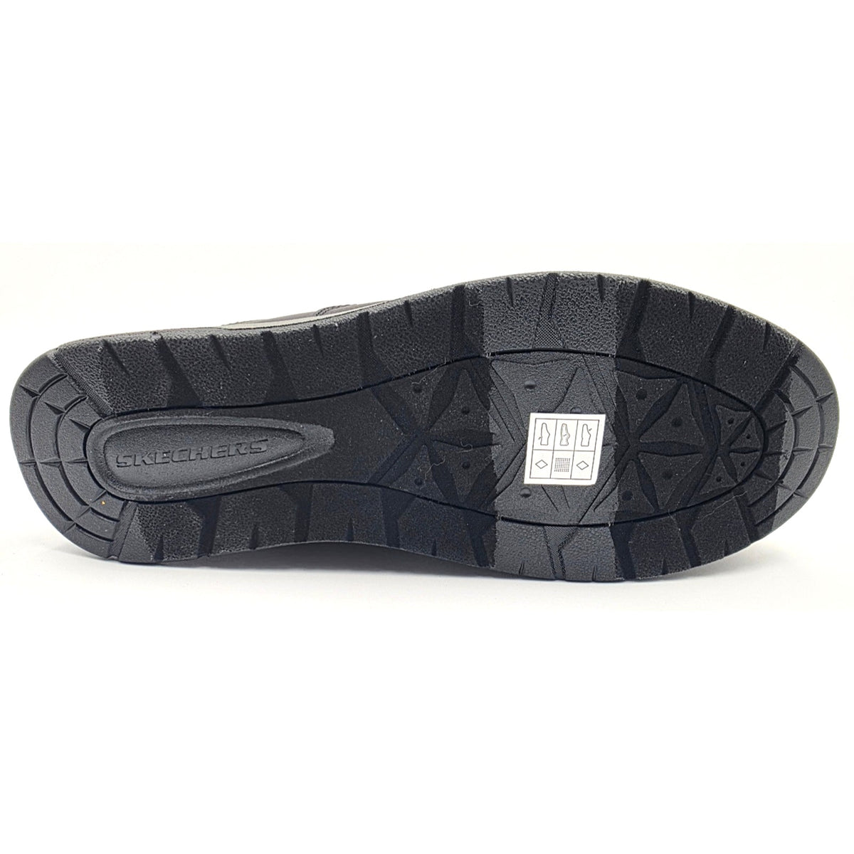 Skechers “Classic Relaxed Swift-Fit” Men’s Slip-On Casual/Dress Shoe Leather Black 9.5
