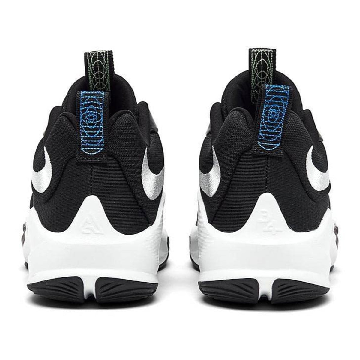 Nike Zoom Freak 3 Running Shoes Grade-School 5Y Black White Black Basketball