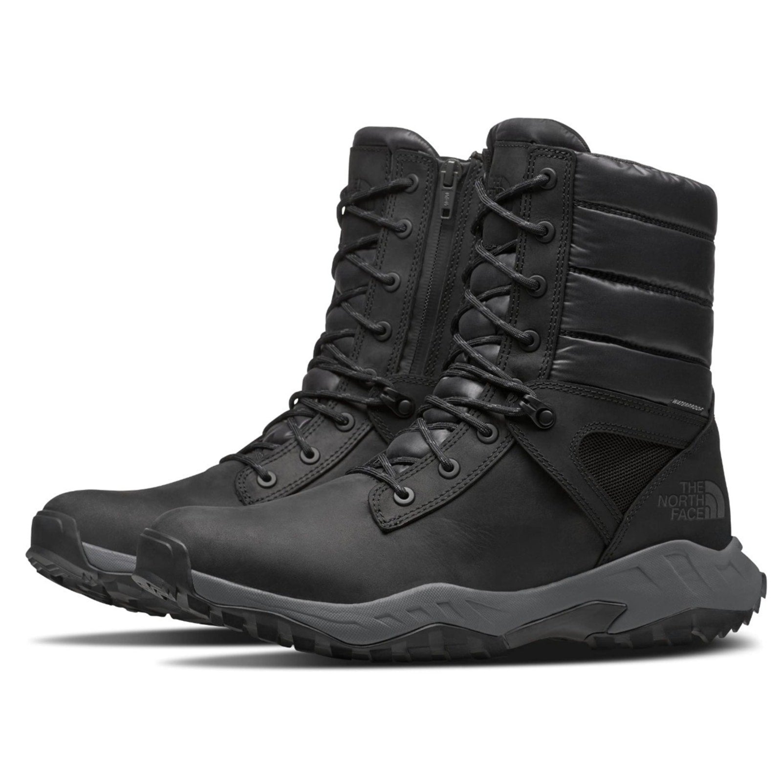 The North Face Thermoball Zip-Up Mens Boots TNF Black/Zinc Grey Sz 12.5 The North Face
