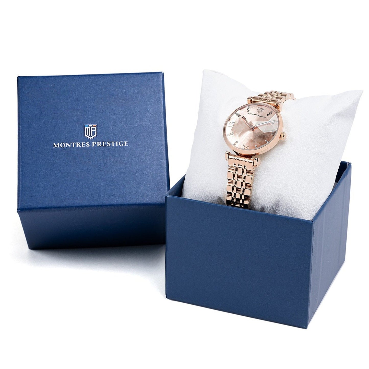 Montres Prestige X Invicta Women's 32mm Rose Gold Steel Quartz Watch MPW-0018 Invicta
