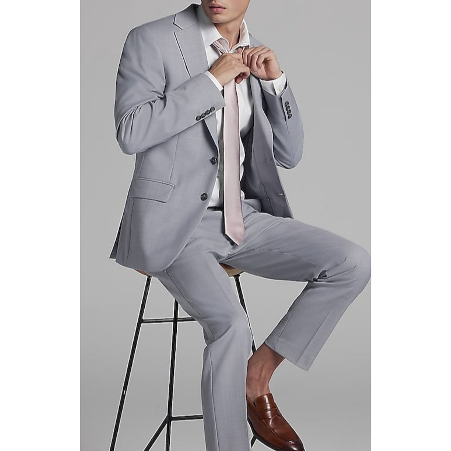 Calvin Klein Men's Skinny Fit Wool Blend Suit Jacket 40 L and pants 40W x 30L