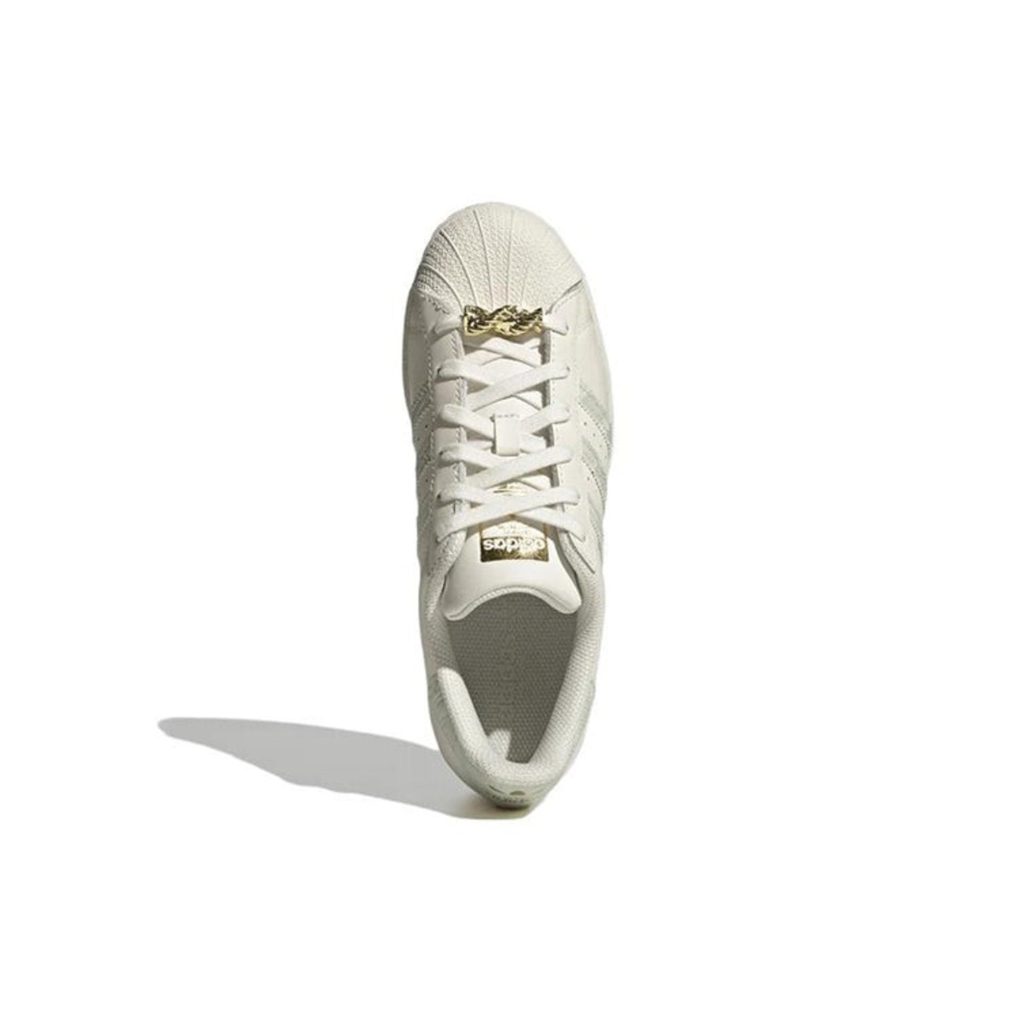Adidas Women's Superstar W Sneakers Off White/Linen Green HQ6963 Size 8