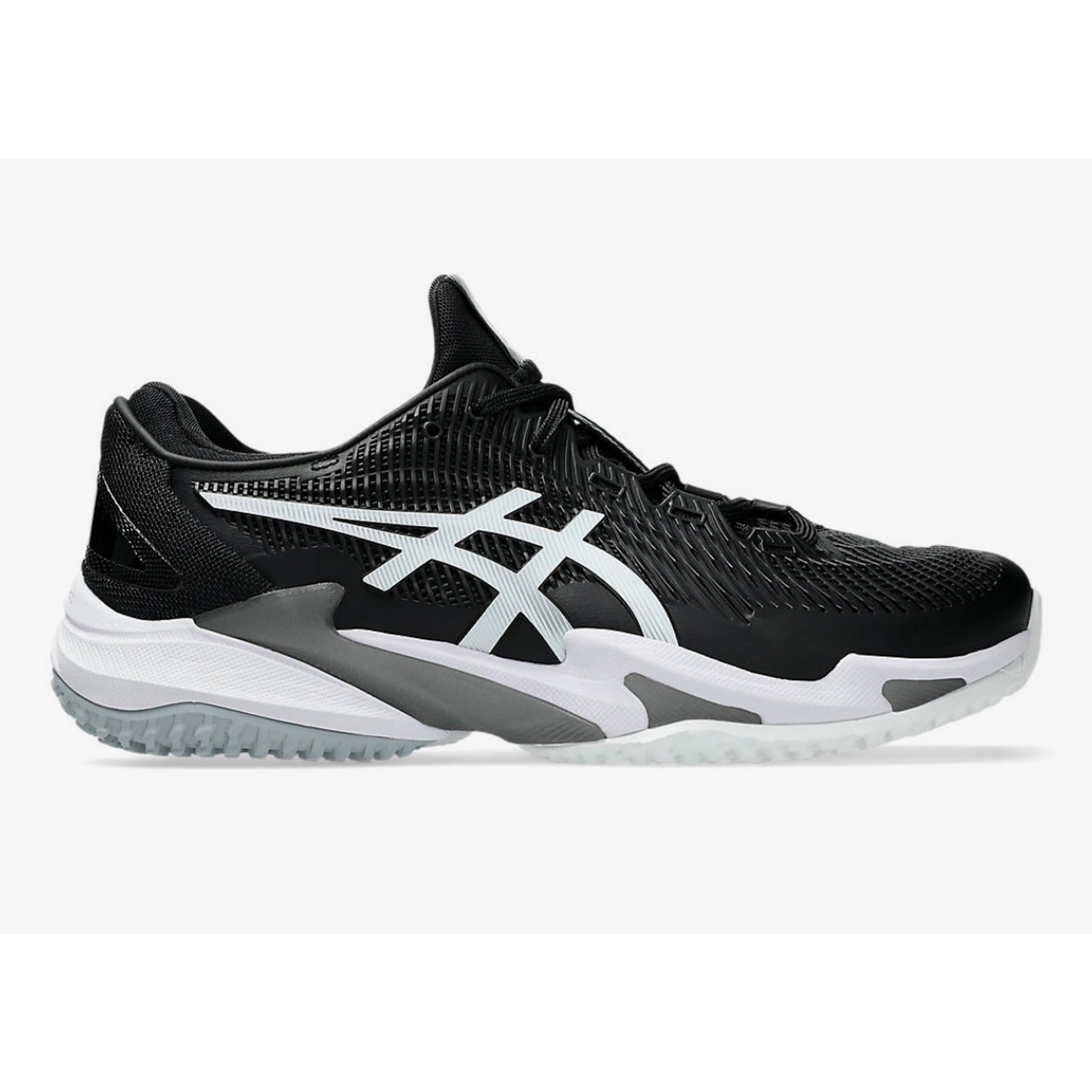 Asics Court FF 3 OC Men's Shoes White Black 1041A369 Size 9 US