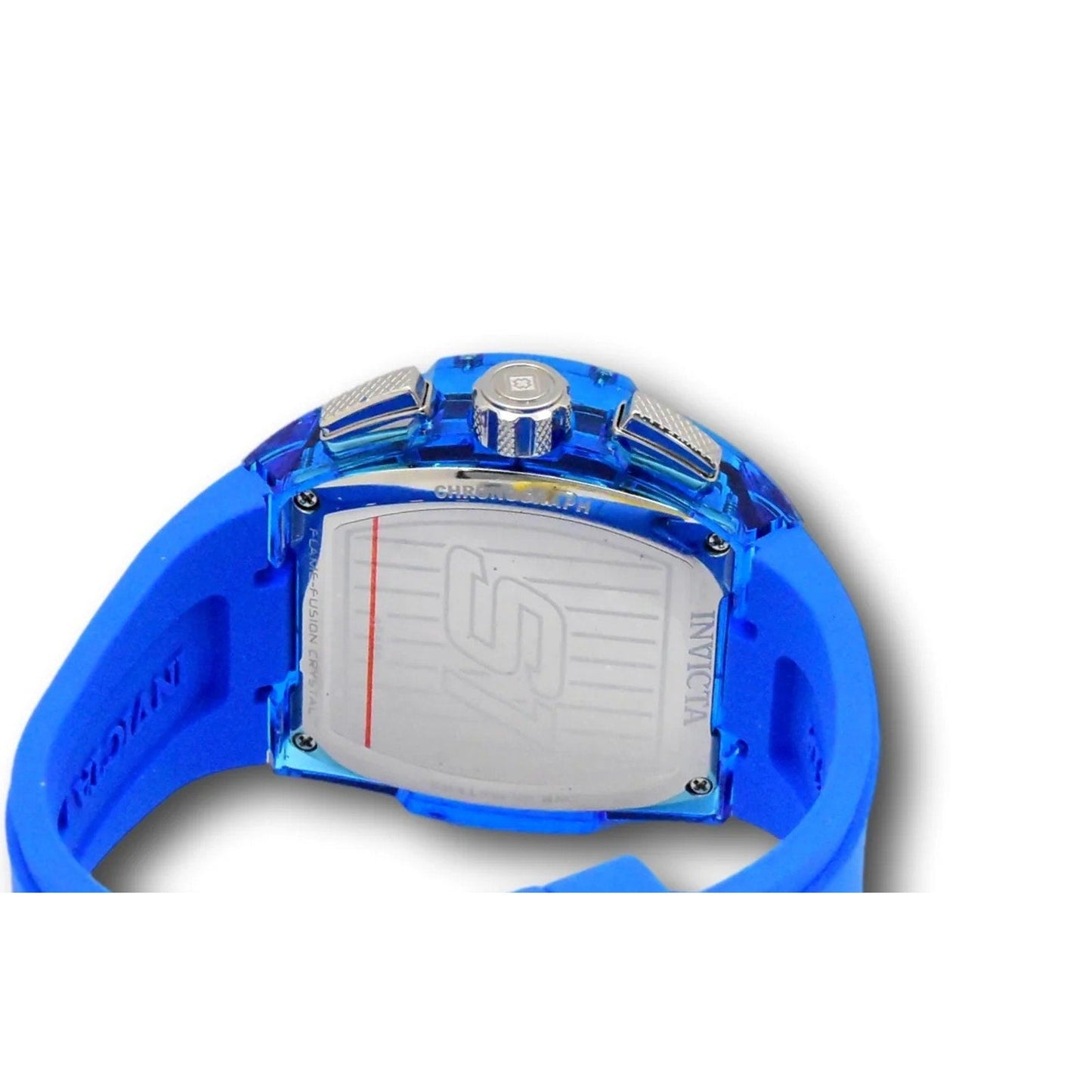 Invicta Men Watch S1 Rally Anatomic 47mm Quartz Chronograph Blue Silicone Strap Invicta