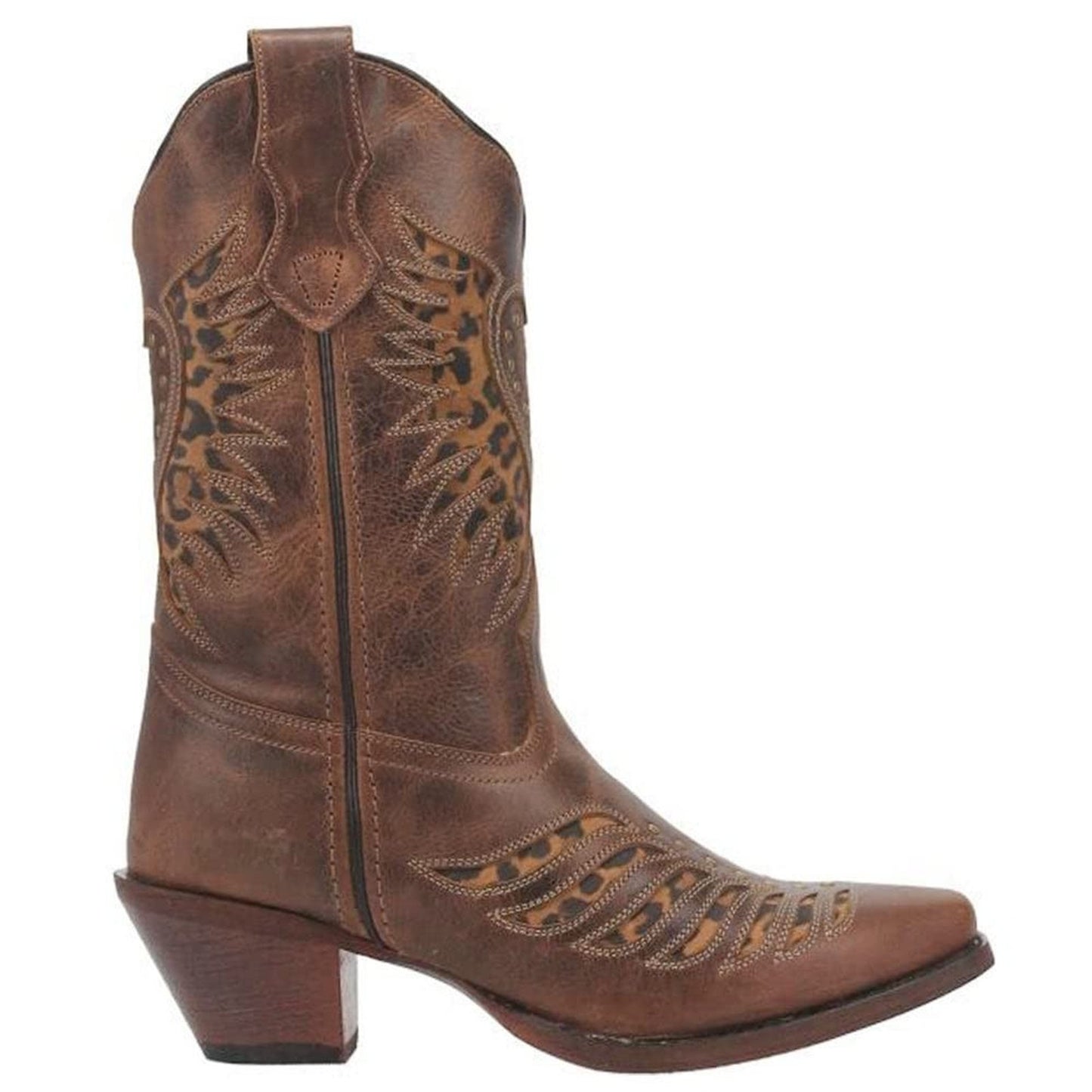 Laredo Stella Women's Pull on boots Tan Leather Size 8.5 M