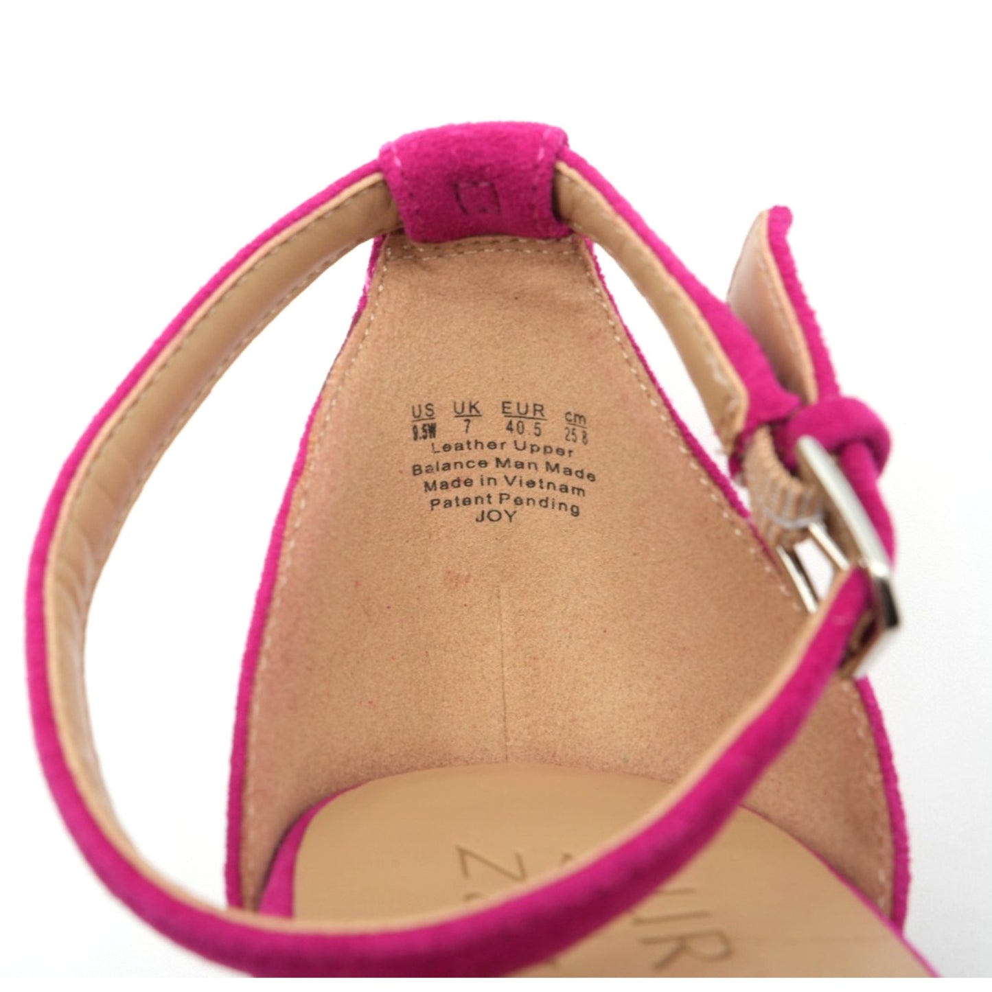 Stuart Weitzman Joy suede sandals in a Rose Pink color Size 9.5 Wide