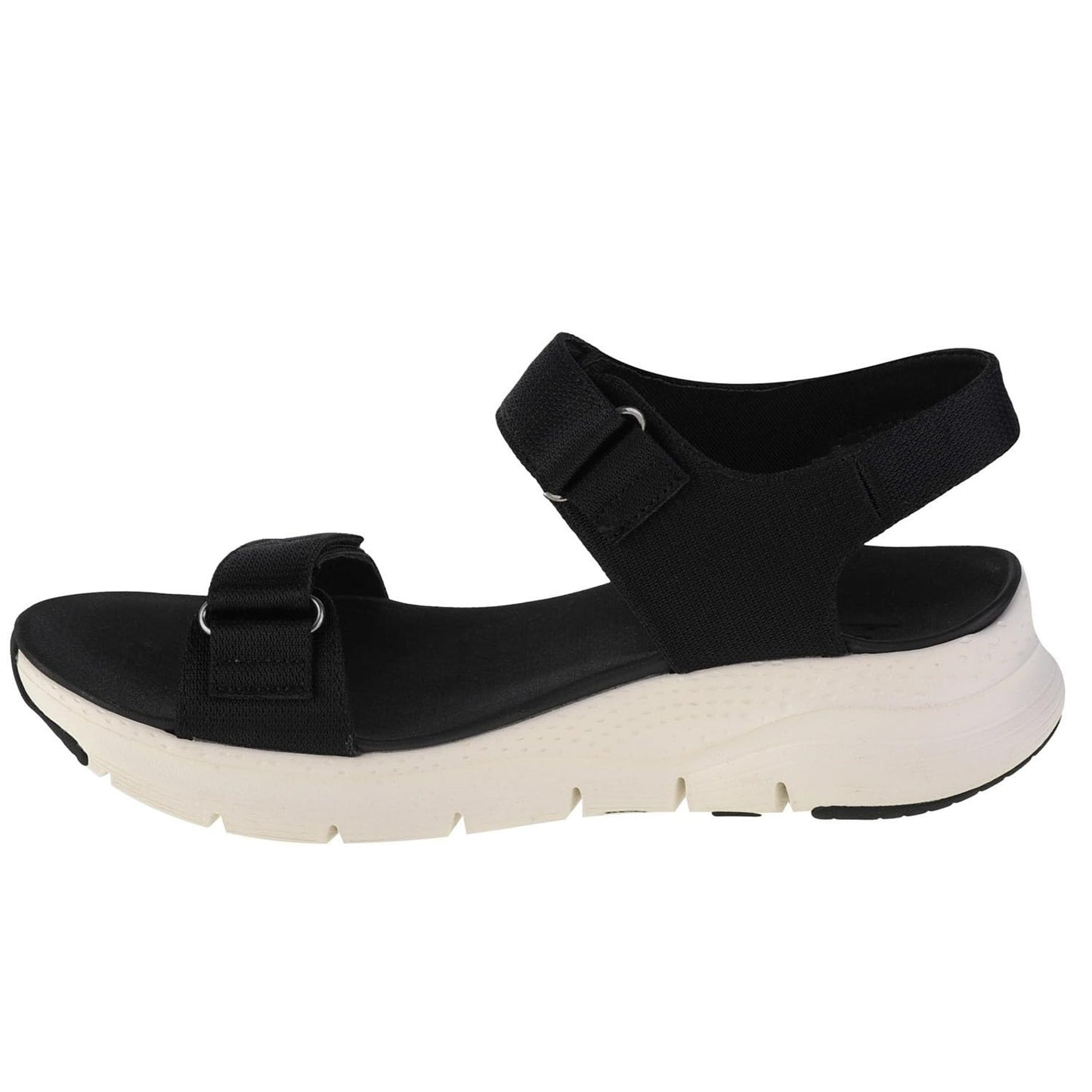 Skechers Women's Vegan Arch Fit Touristy Sandal Black Size 9 M