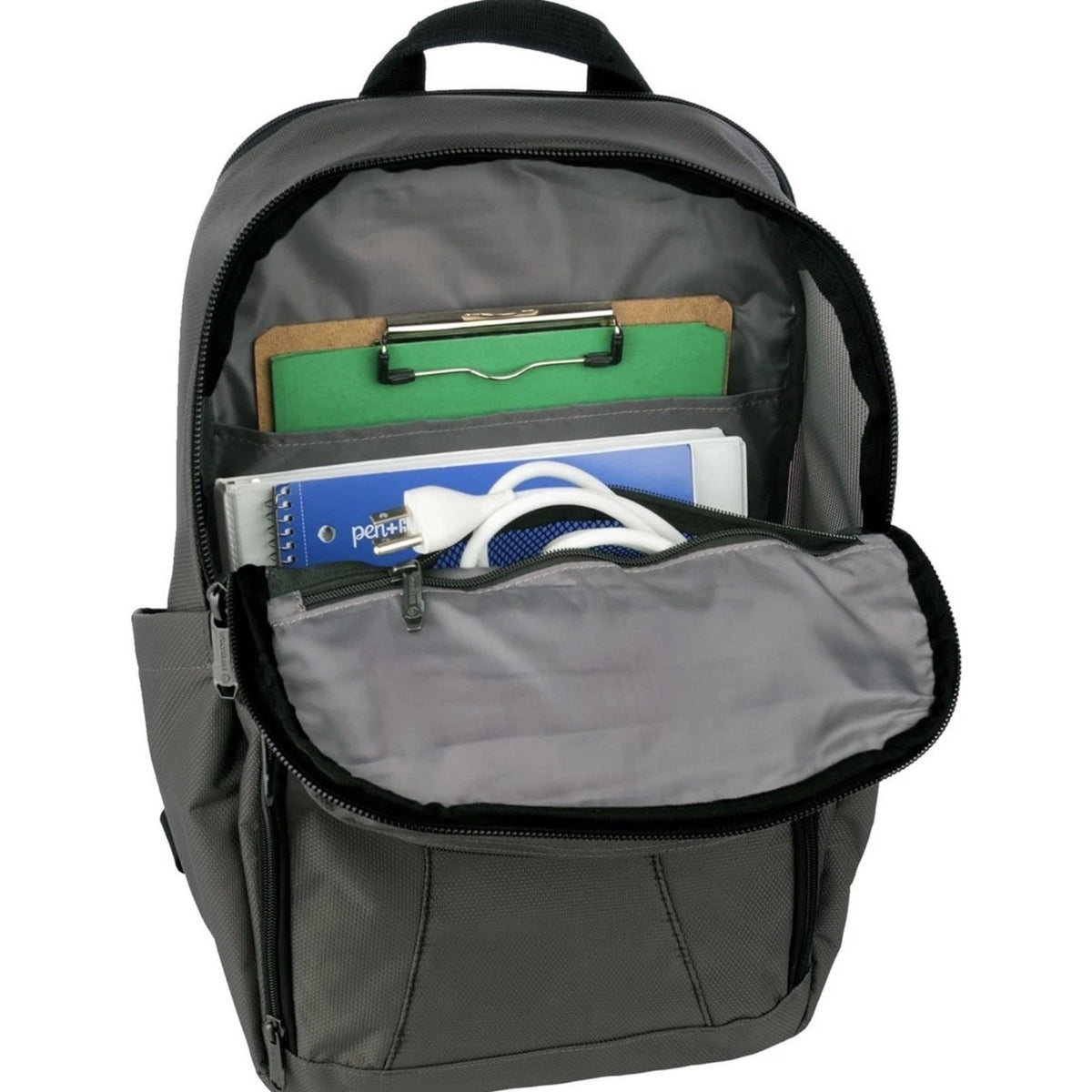 WOLVERINE unisex adult 33L Cargo Pro Backpack Gunmetal 17" laptop 18 x 12x10