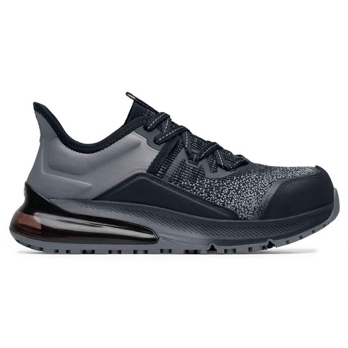 Women's Work Shoes For Crews GIA Nano Composite Toe NCT 8 M Black Slip Resistant