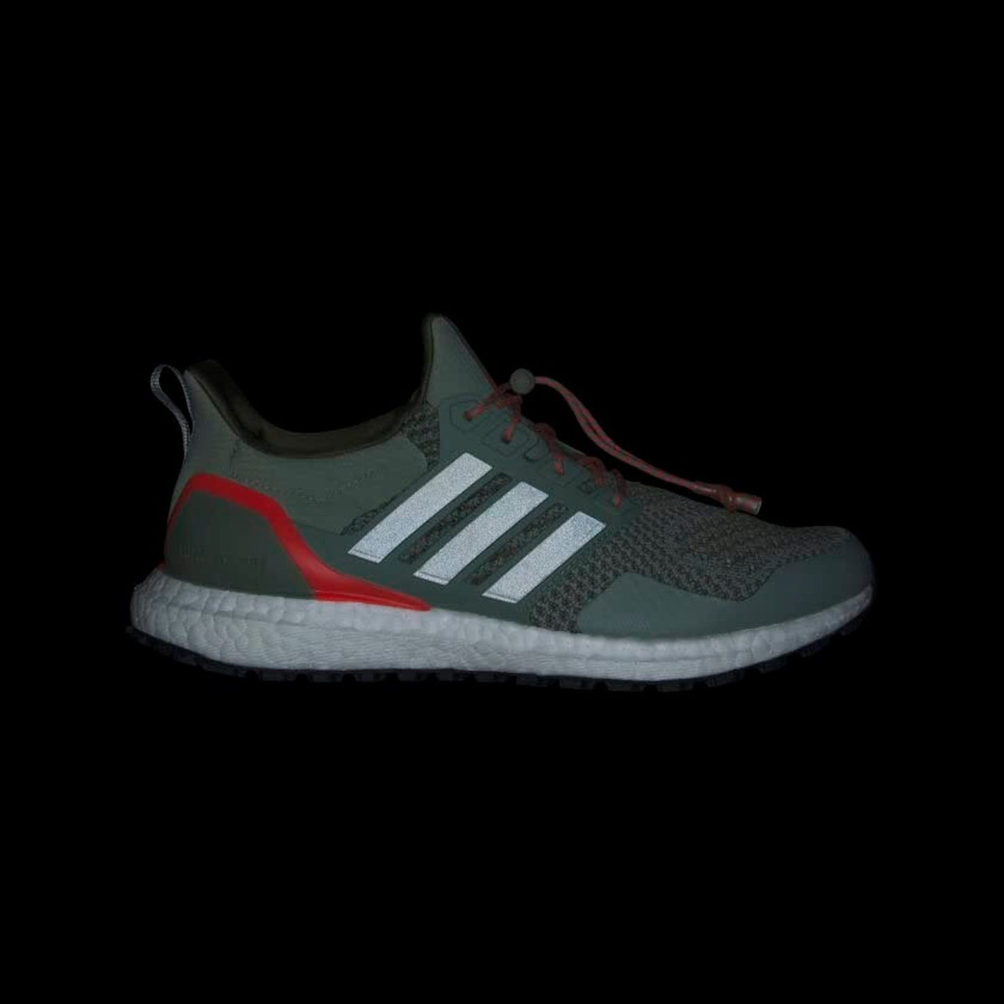 Adidas Men's Ultraboost 1.0 Running Shoes Silver Green/ Olive Strata Size 14