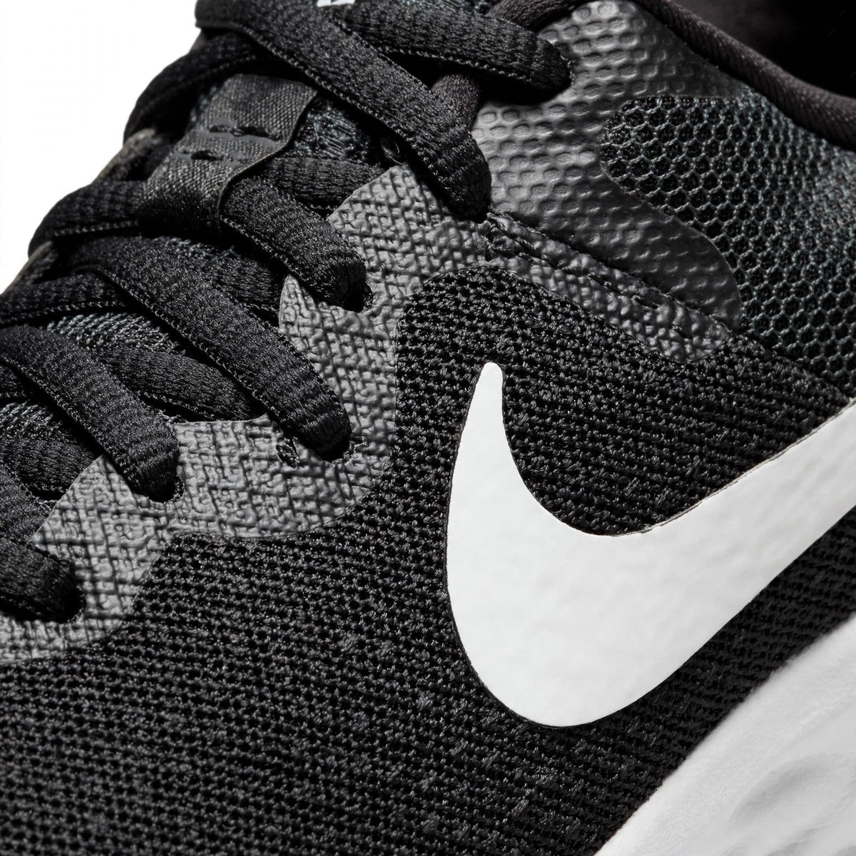 Nike Revolution 6 NN GS Black White Running Shoe Youth 5Y New