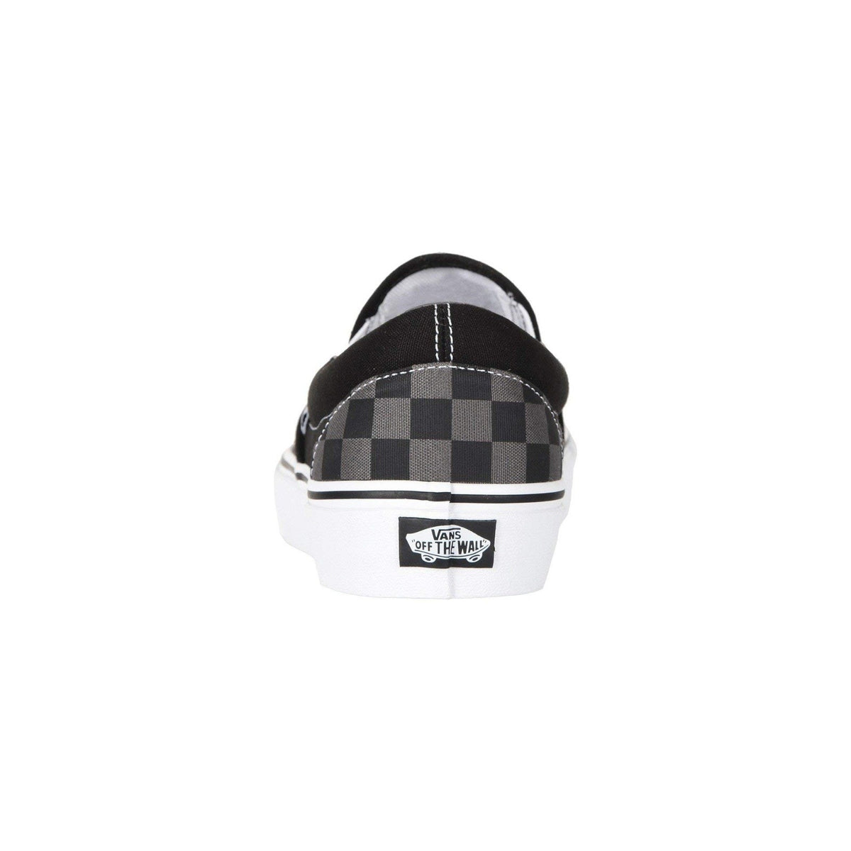 VANS CLASSIC SLIP ON Checkerboard Shoes Sneaker Black/ Gray Men 8.5 / Women 10
