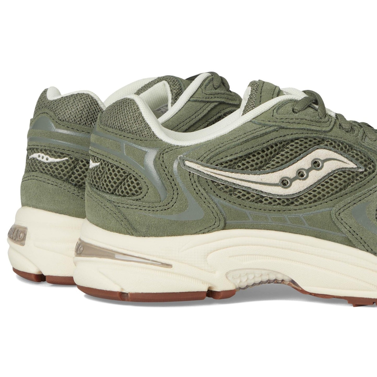 Saucony Unisex-Adult Grid Jazz 9 Sneaker, Olive/Off-White, 11 Men, 12.5 Women