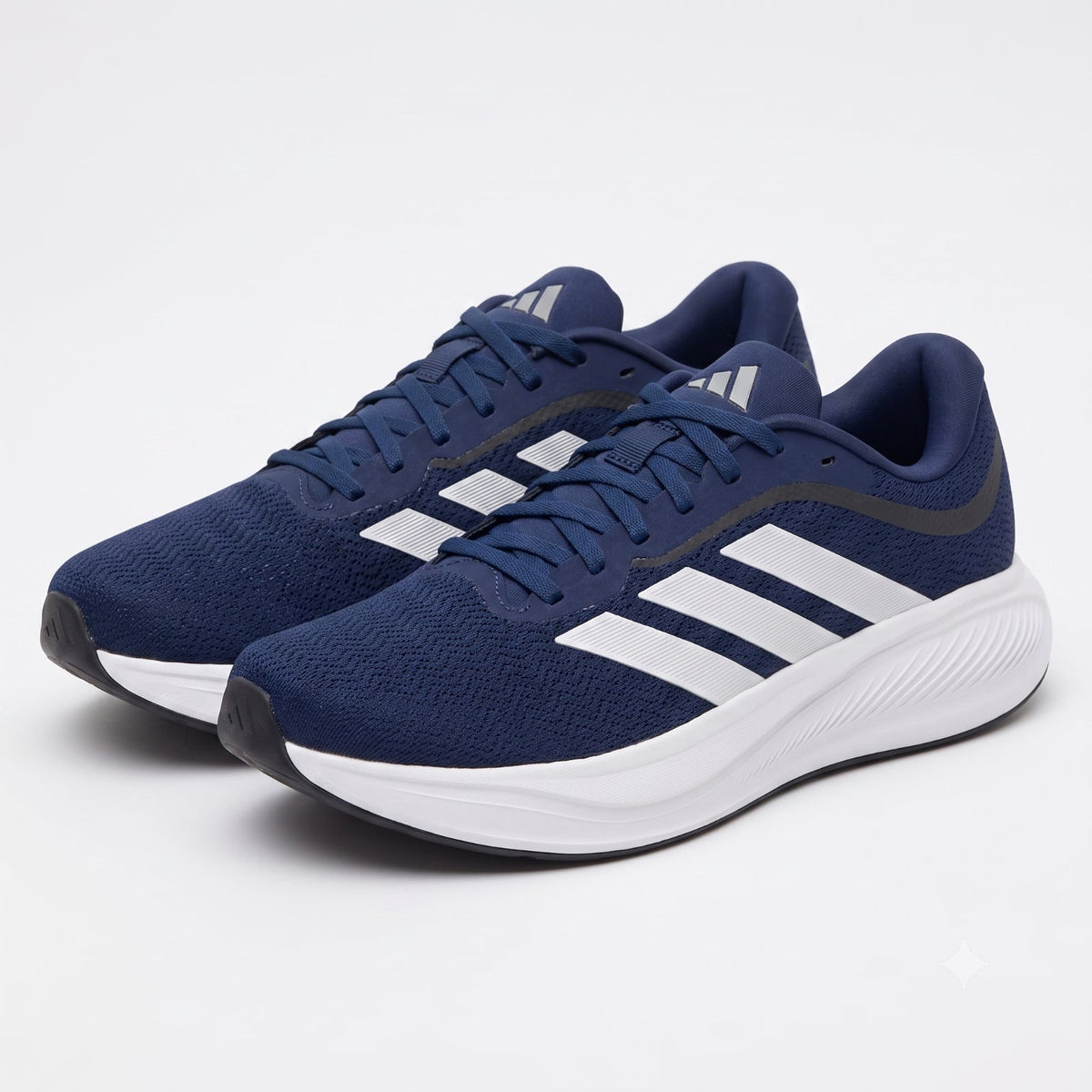 adidas Men's Response Runner 2.0 Running Sneaker White Blue Size 12 M