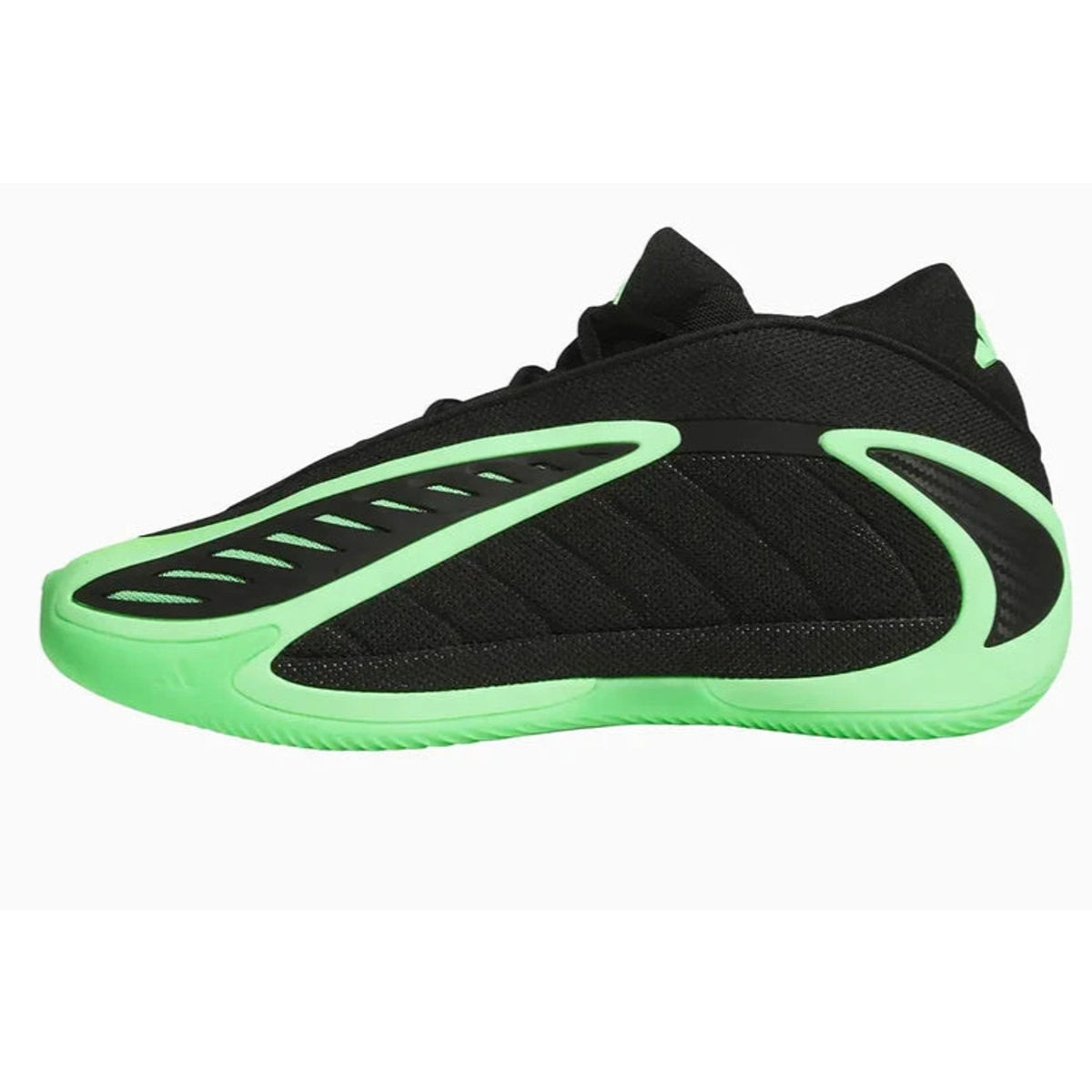 Adidas AE Anthony Edwards 2 Big Kid Black Lime Burst Basketball Shoes 7M / 8.5W