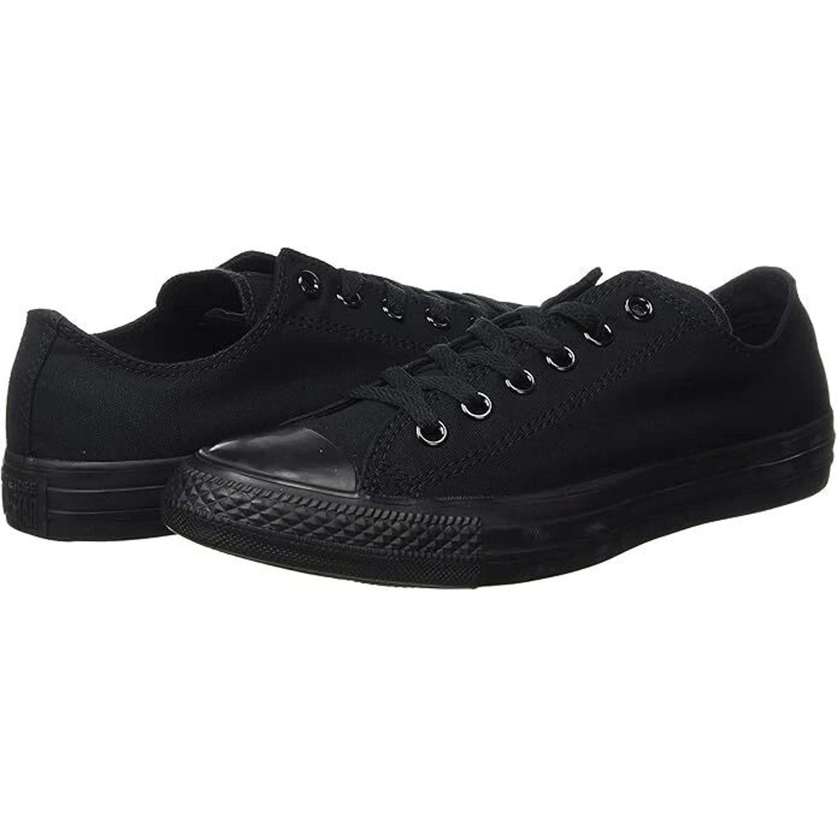 Converse All Star Chuck Taylor Women's Shoes Canvas Ox Black Mono Sneakers 7.5 M