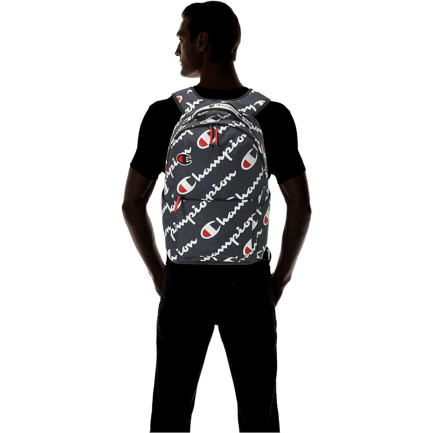 Champion Advocate Backpack Navy Blue Interior laptop compartment Adjust strap Champion