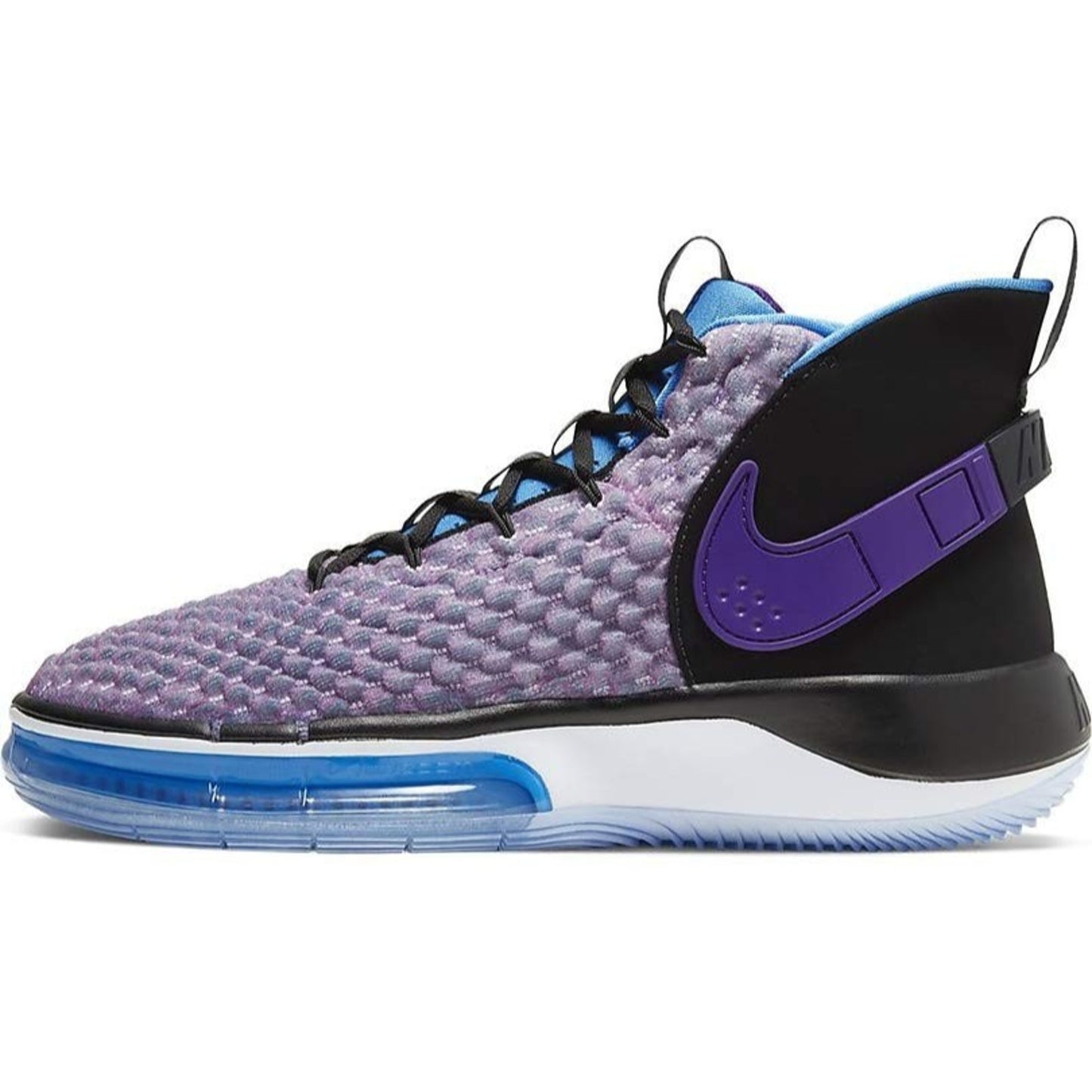Nike Mens AlphaDunk Huarache - Fab Five Basketball Shoes Purple 7.5 M
