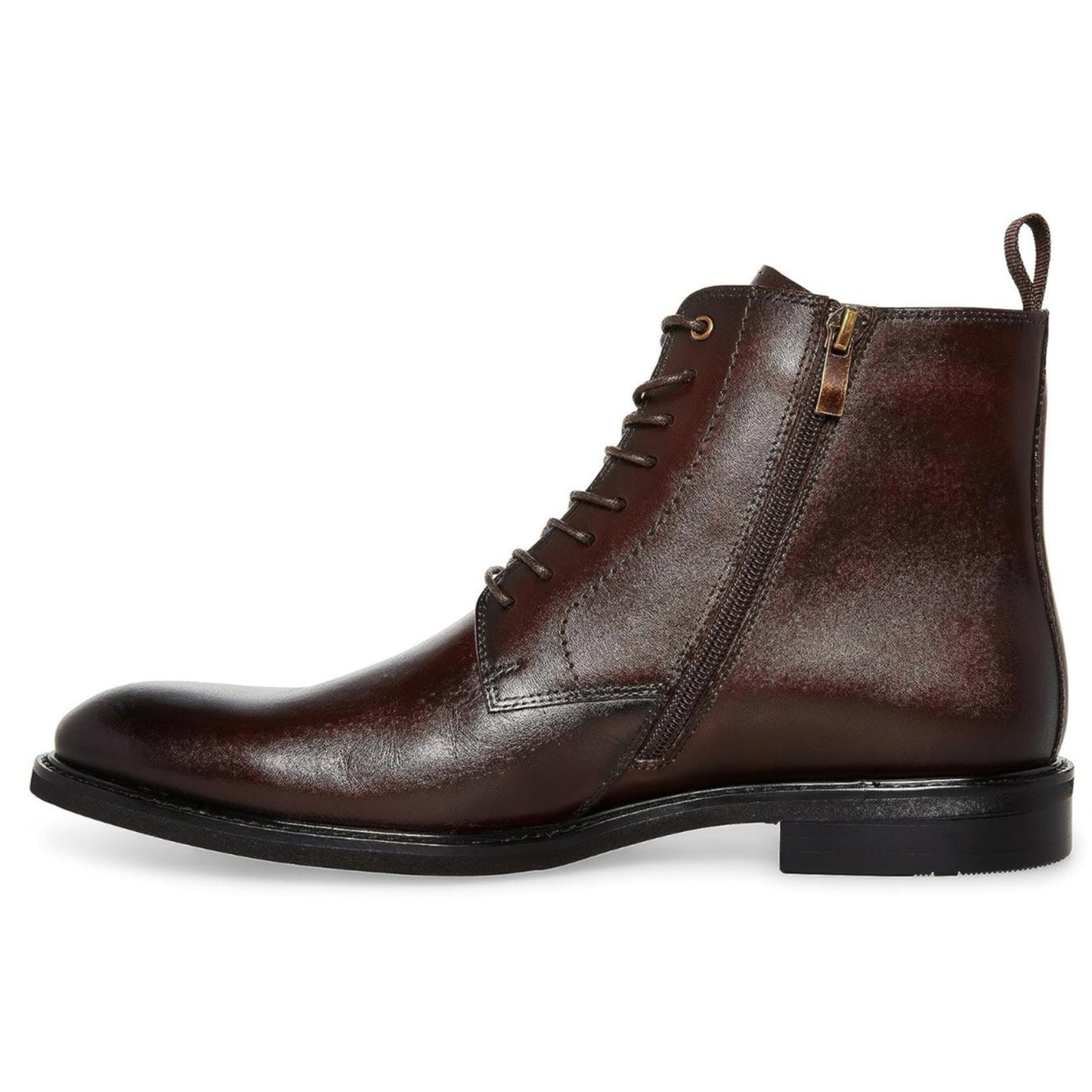 Steve Madden Yorick Men’s Leather Boots Brown Casual Lace Up Size 12 M