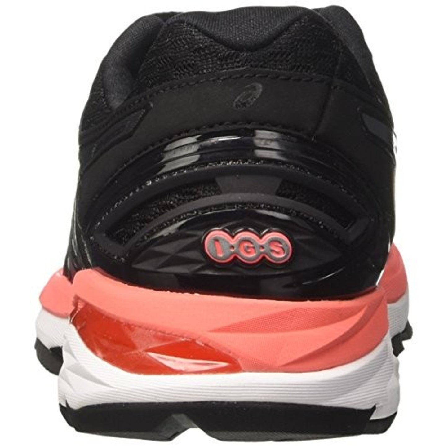 ASICS GT-2000 5 Womens Running Walking Shoes 8 Black/carbon/flash coral T757N