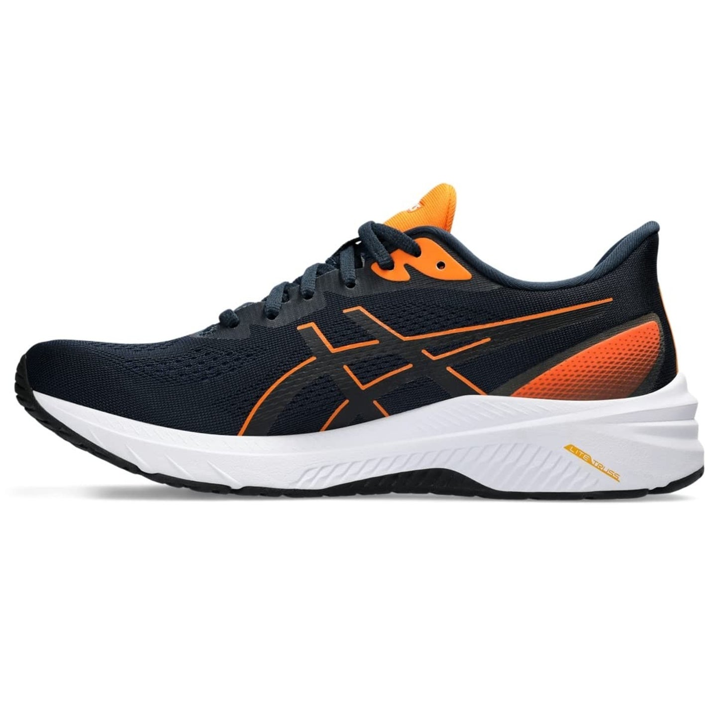 ASICS Men's GT-1000 12 Running Shoes, 14 M , French Blue/Bright Orange