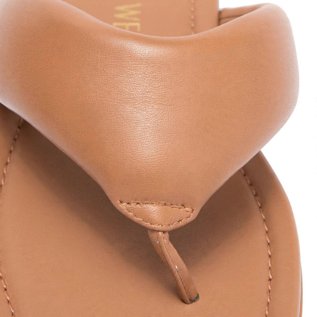 Stuart Weitzman Maui Flip Flop Tan Nappa Leather Womens 5.5 New