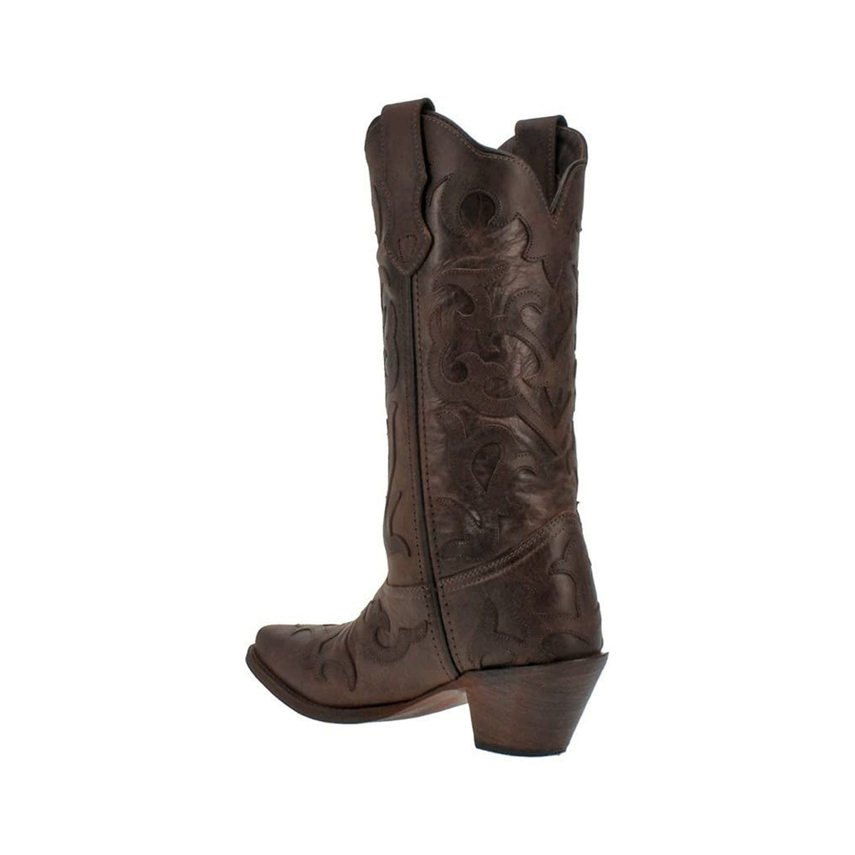 Laredo Colbie Chocolate Western Women's Boots Brown Leather Size 9.5