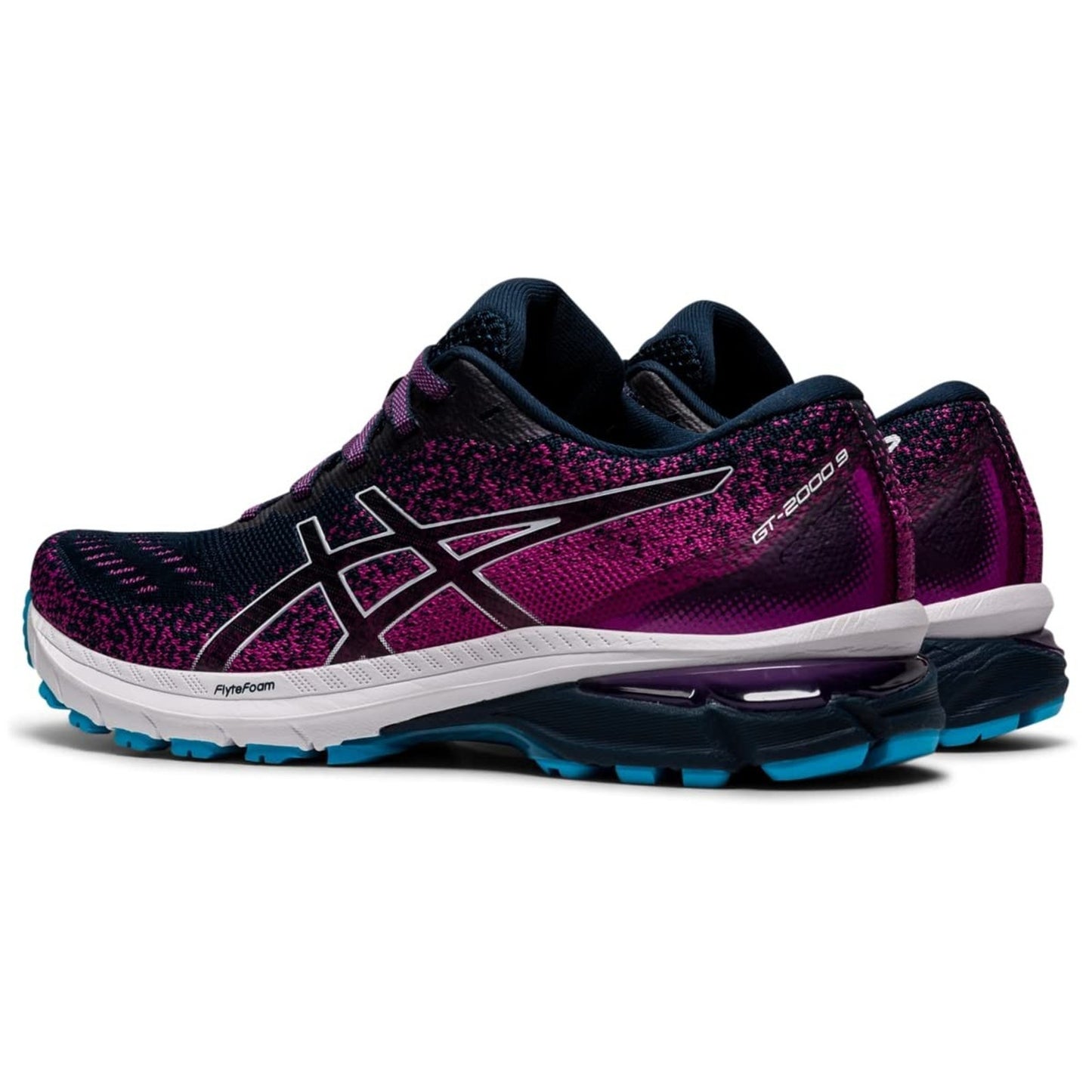 ASICS GT 2000 9 Knit Women 's Running shoes French Blue/White Size 11 M