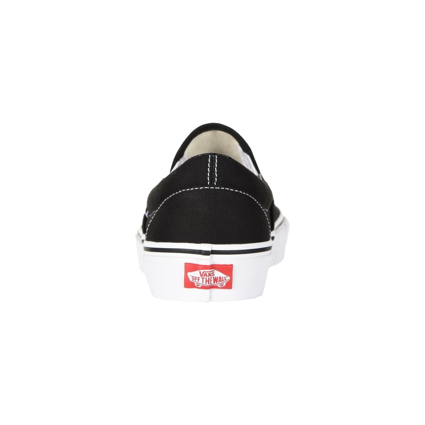 Vans Classic Slip-On Canvas Sneakers Black/White Unisex Size 9 Men / 10.5 Women