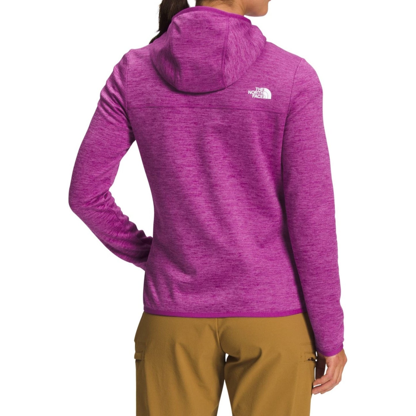 The North Face Women's Canyonlands Full Zip Fleece Hoodie Sweatshirt Purple - XS