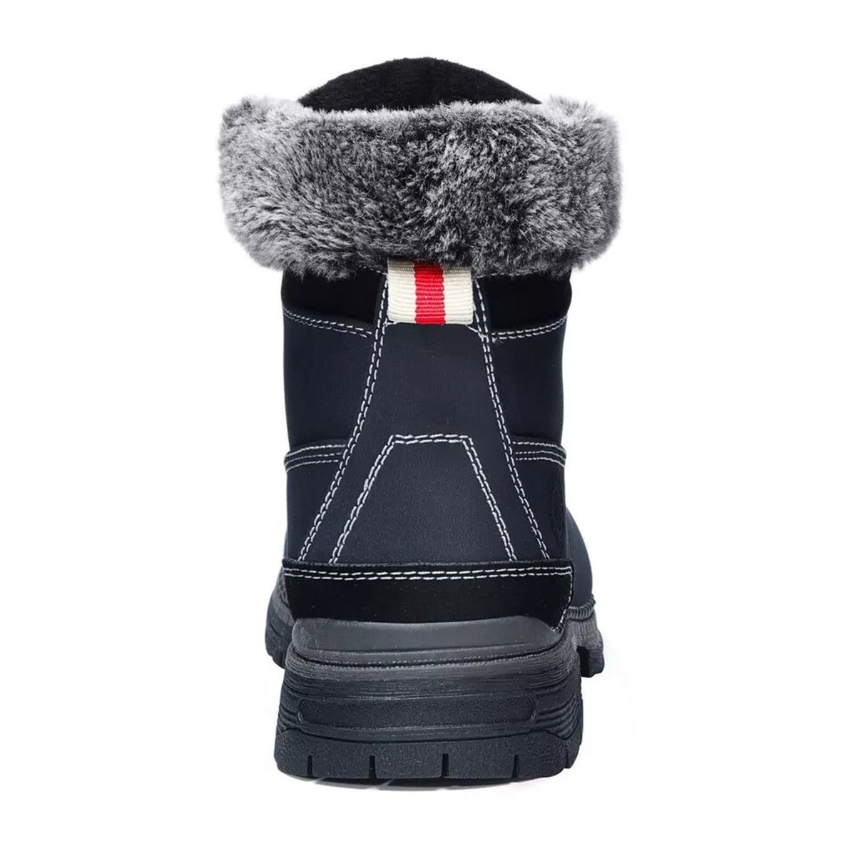 Cestfini Women's Ankle Hiking Winter Snow Boots Black/Blue Size 9