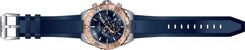 Invicta Aviator Blue Men's Watch Stainless Steel 49 mm Quartz Wristwatch Invicta